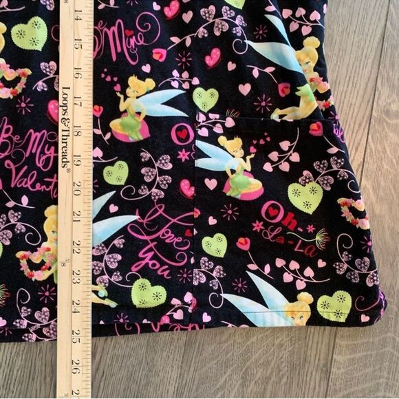 Scrub Tops Lot 3 Disney Life Uniform Destination Women’s XL Pink Purple Black. - Picture 6 of 16